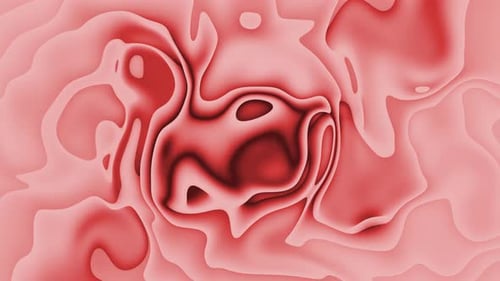 Fond d'onde liquide dégradé de couleur rouge abstrait