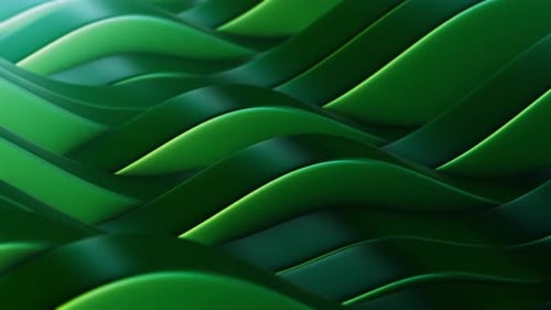 Dynamic Green Waves Abstract Background
