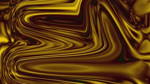 animated abstract gold color texture liquid energy wall smoothly motion background