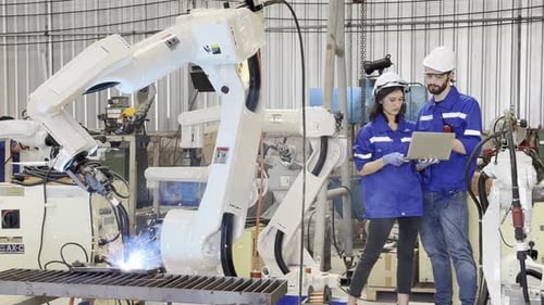 Industrial Robotic Arm.