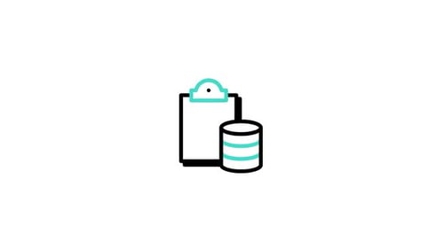 Animiertes Datenbanksymbol