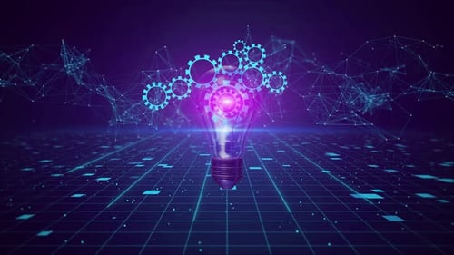 Innovation Digital Code Technology Background Innovation Technology Business Finance Concept