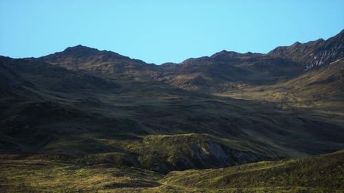 A Majestic Mountain Range Stretching Across the Horizon