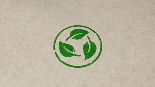 Eco friendly and ecology stamp and stamping