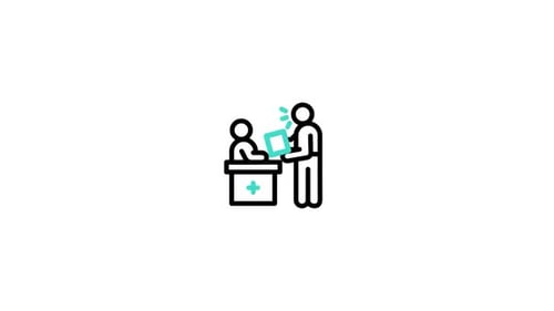 Animiertes Symbol für Dateizustellung