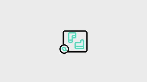 Animated Design Layers Arrangement Icon