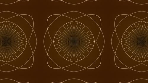 Kaleidoskop, Mandala, abstrakter brauner Hintergrund
