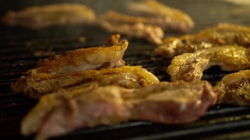 Barbecue in the Restaurant