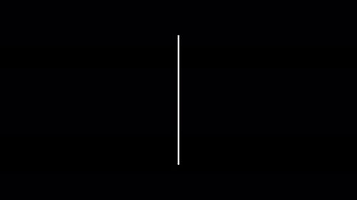 Coleção Kaleidoscope: transição fosca luminosa de elementos em forma de canto que se expandem e contraem i