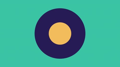 Minimalist Geometric Expanding Circles Animation