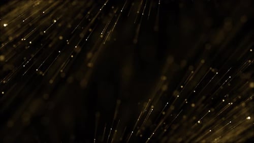 Elegant Golden Particles Shimmering Light Awards Background