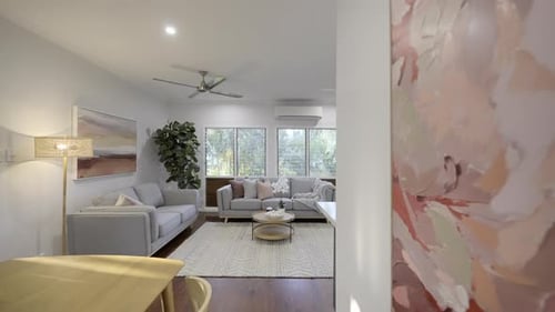 Bright and Modern Living Room Interior Design