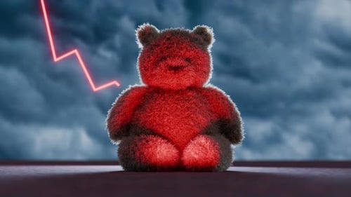 Bear Market Crash Financial Crisis Graph Chart