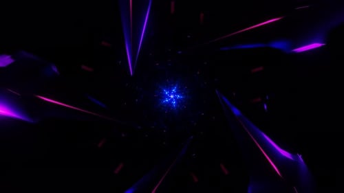 Vibrant and Rhythmic Disco Pattern of Flashing Neon Lights in a Seamless VJ Loop