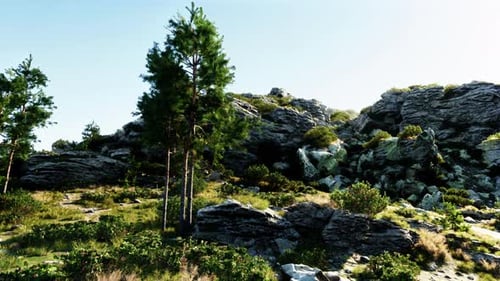 Magische Berge, Sommer, felsige Landschaft