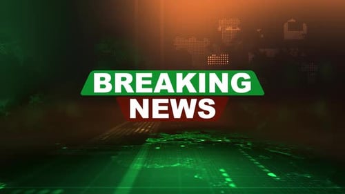 Breaking News Broadcast Opener Digital Background
