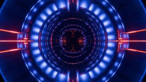 Abstract Vj loop, geometric transparent background, blue quads shapes. endless loop