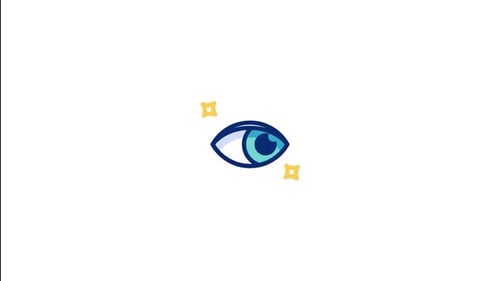 Animiertes Augensymbol