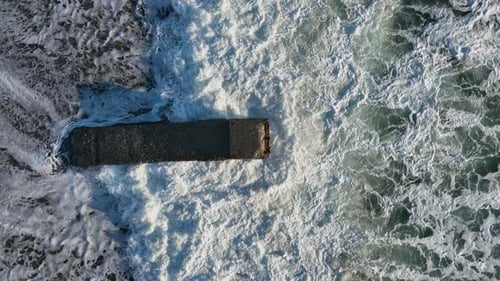 Wunderschönes Meerwasserspray Splash