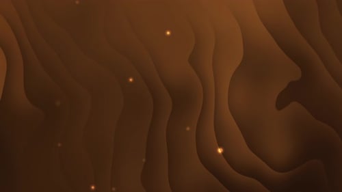 Abstract Wavy Flowing Organic Background Animation