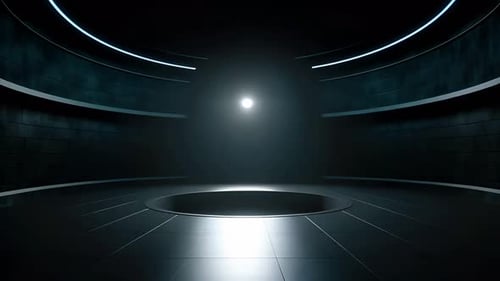 Futuristic Digital Arena Logo Reveal