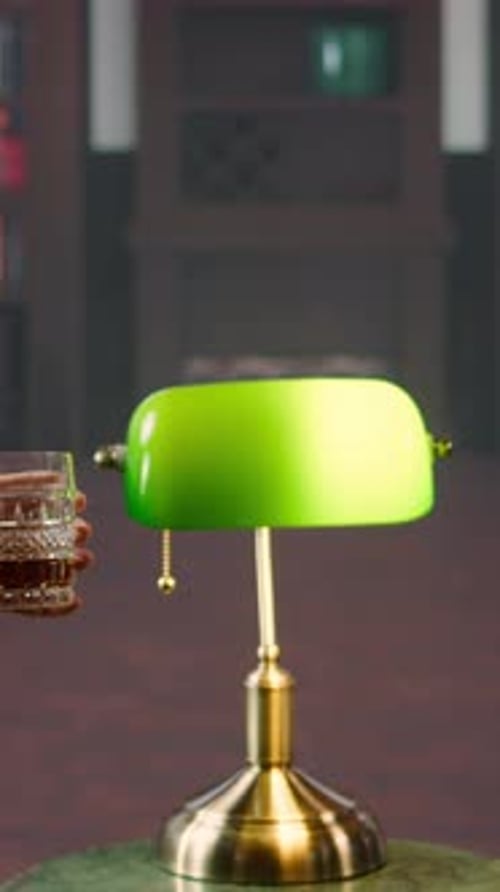 Toasting Whiskey Drinks in a Sophisticated Setting