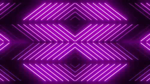 Dynamic neon purple lines creating abstract futuristic motion