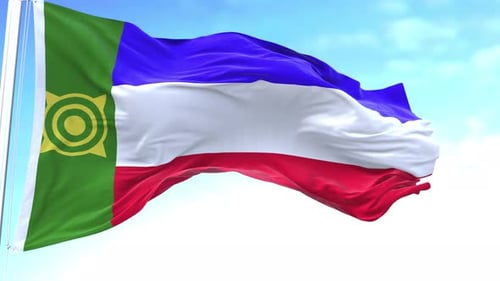 Realistic Waving Flag Animation with Vibrant Colors