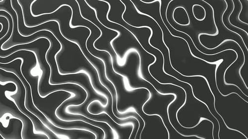Animated Abstract Glowing Wavy Lines Background Loop