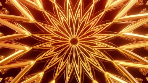 Goldener Art-Deco-Hintergrund 4K