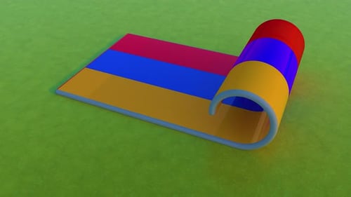 Dynamic Flag Unfurling Animation