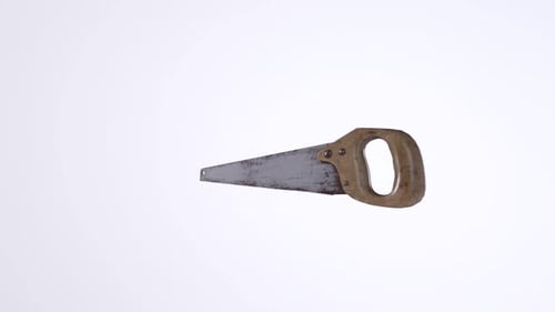 Saw 3d object rotating loop