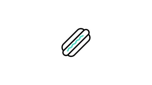 Hot Dog Animated Icon