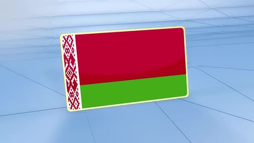 Belarus Flag Displaying