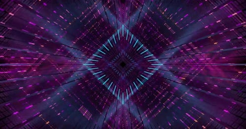 Glowing Tunnel: A Futuristic LED Adventure