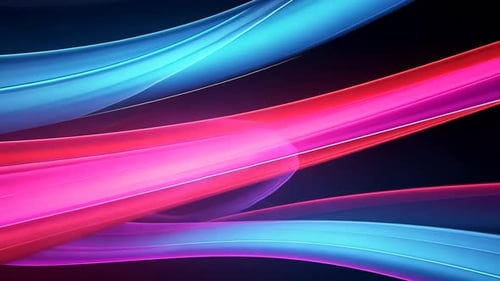 Dynamic abstract curves of vibrant color