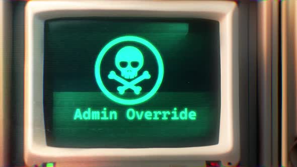 Admin Override On Computer Screen And Hacking Background, Backgrounds ...
