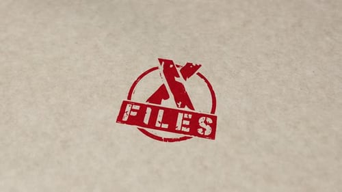 X Files secret documents stamp and stamping
