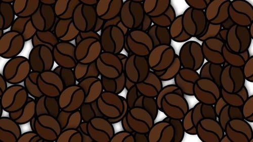 Fondo Coffee Bean Icon Loop