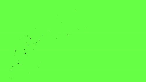 Carnage Collection: Chroma keying effect of blood drops splashing and spreading all over on the scre