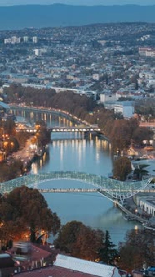 Tbilisi Georgia Top View Of