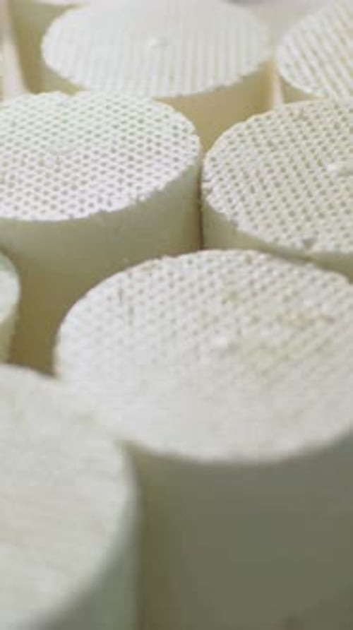Artisan Cheese Making Process in a Rustic Workshop in the Countryside