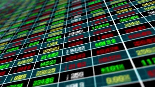 marché boursier, graphique de négociation, investissement, finance