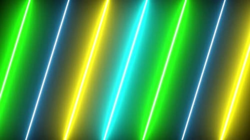 Animated Neon Glowing Diagonal Lines Background