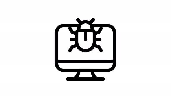 hack line icon animation, Elements Motion Graphics ft. hack & virus ...