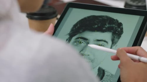 Presentation on Tablet with Facial Recognition