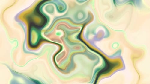 Abstract Liquid Flow Morphing Background Animation