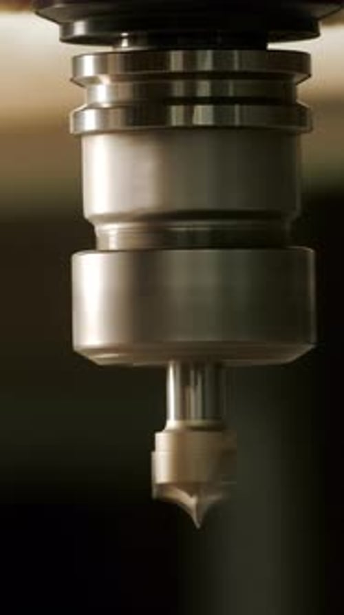 Precision Metal Drill Bit Close Up
