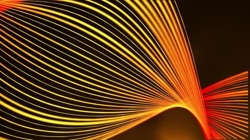 Dynamic Glowing Abstract Lines Background Animation