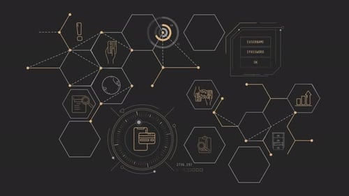 Infografía sobre los sistemas de tecnología financiera que permiten transacciones digitales seguras
